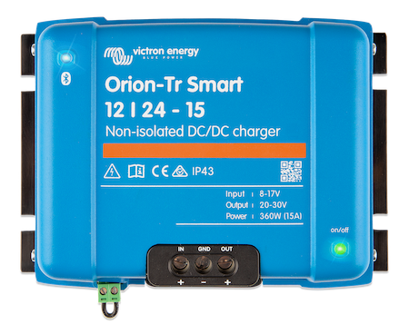 Victron Energy Orion-Tr Smart 12/24-15A (360W) Non-Isolated DC-DC charger