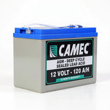 Camec 120 AH AGM Sealed Batteries