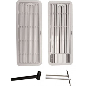 Dometic Flue kit and upper and lower vents for 90 litre - 120 litre 3 way fridges