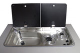 CAN 2 Burner hob with L/H sink FL1401 Including Mixer