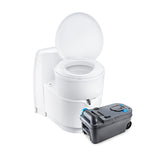 Thetford C-223 Swivel Seat Cassette Toilet - Electric Flush