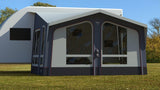 Vango Riviera Elements 390 Awning With Carpet & Mesh Door