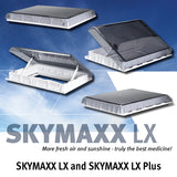 Maxxair Skymaxx LX Plus LED skylight roof vent 700 x 500mm